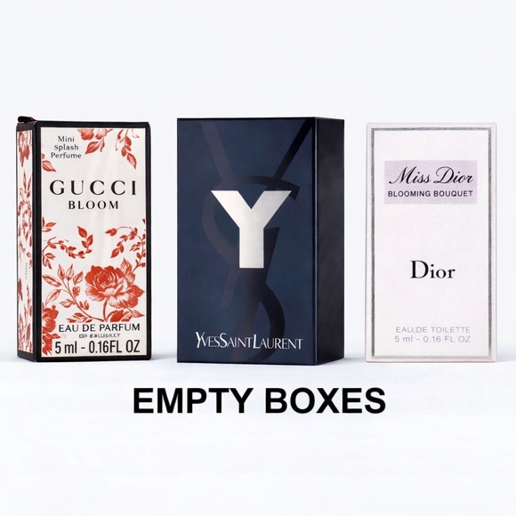 Other - Dior, Versace, Gucci, YSL, Yara, Viktor & Rolf, D & G, Clinique, Ect Empty Boxes